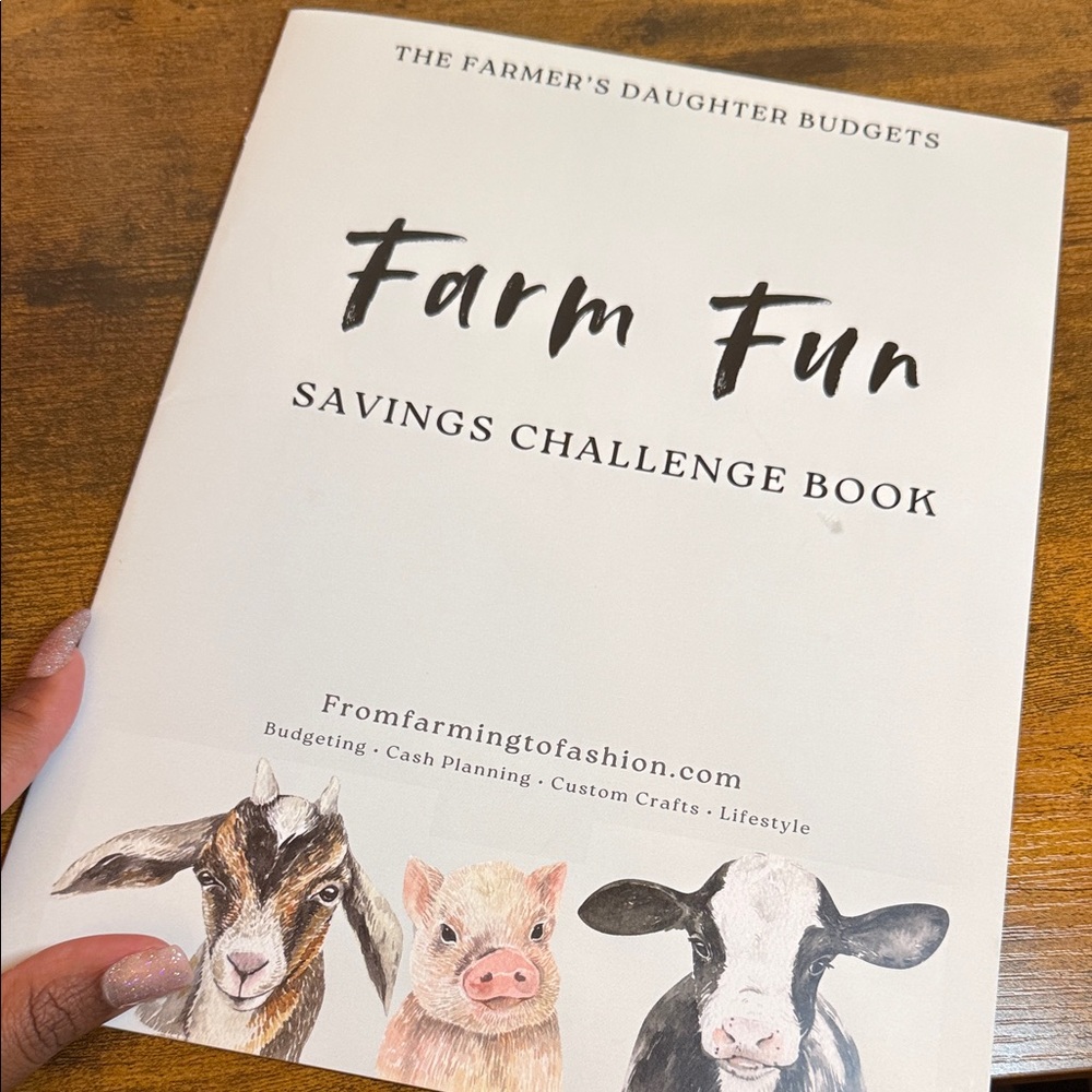 Farm Fun Savings Challenge Book